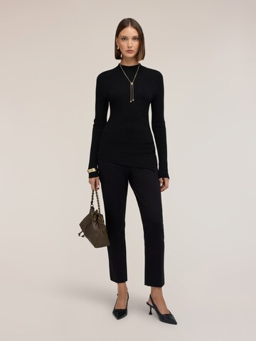 Slimfit Pantaloni di MOTIVI in nero
