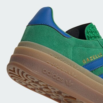 ADIDAS ORIGINALS Ниски маратонки 'Gazelle Bold' в зелено