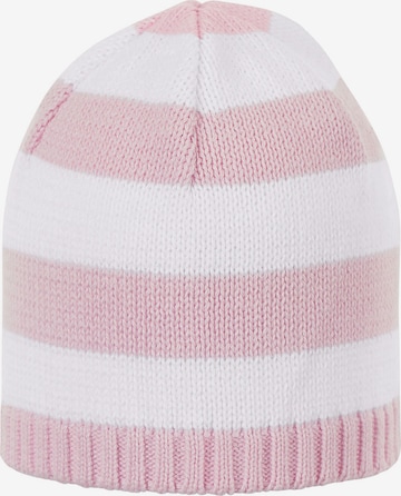 STERNTALER Beanie in Pink: front