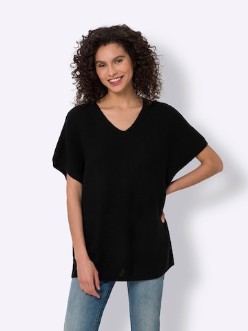 heine Shirt in Zwart: voorkant