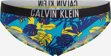 zils Calvin Klein Swimwear Plus Bikini apakšdaļa: no priekšpuses