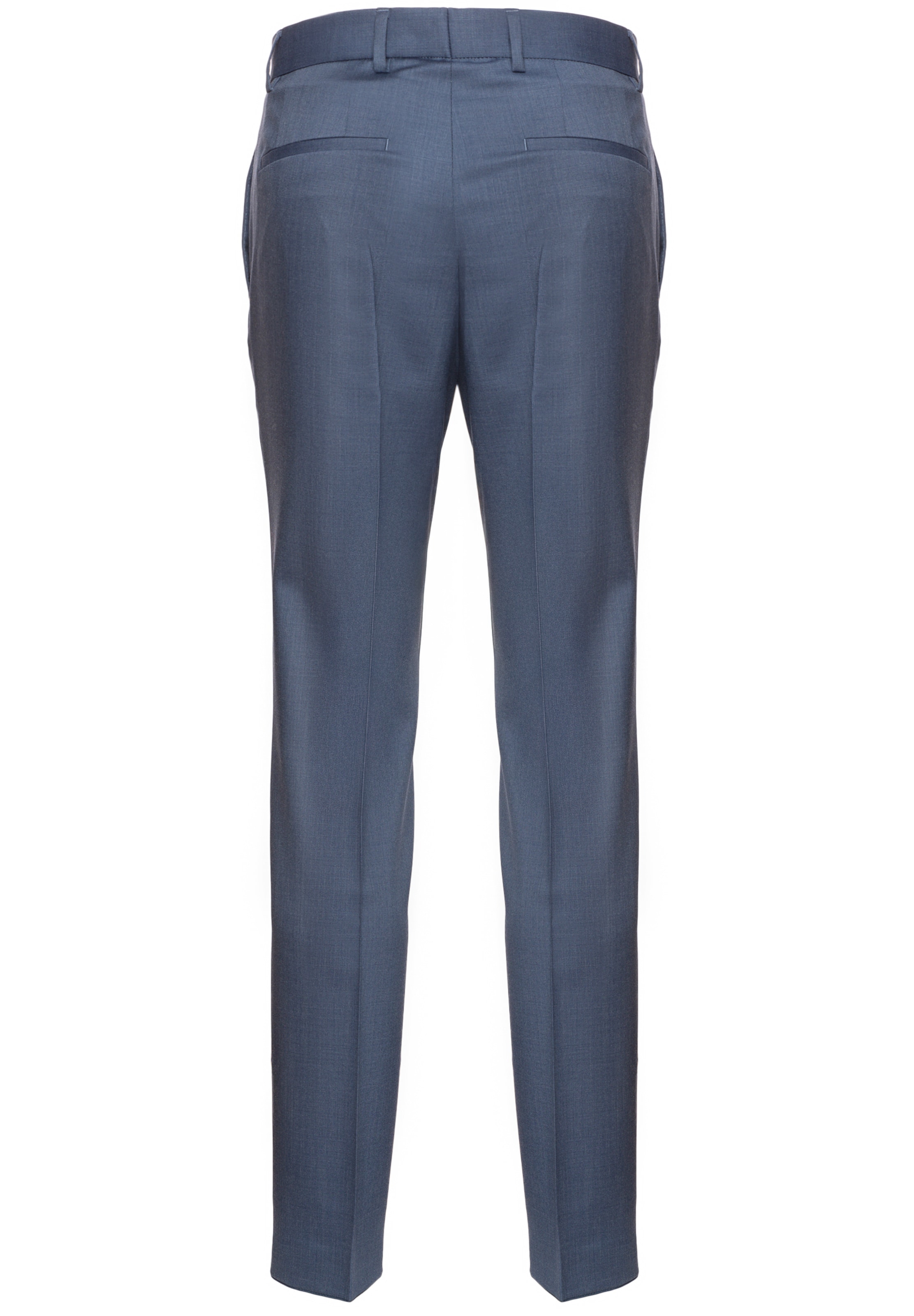 BOSS Slim fit Pleated Pants 'Genius' in Blue