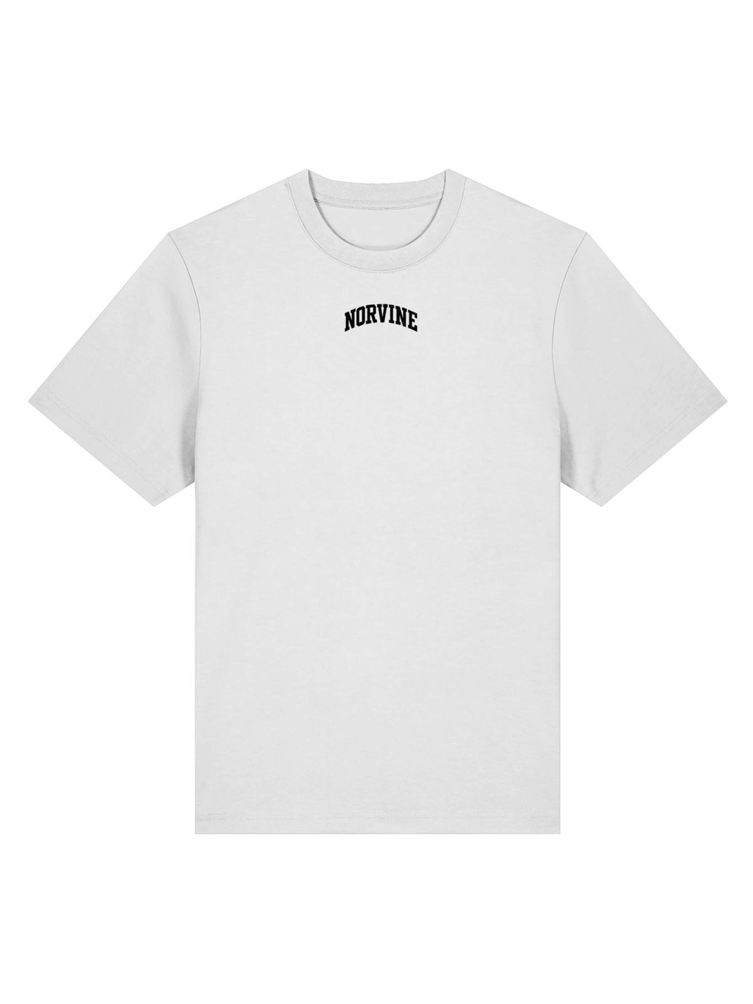 NorvineMajica 'Norvine Signature Organic T-Shirt' - bijela boja: prednji dio