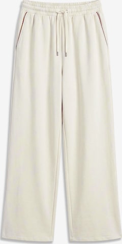 Gisela - Pierna ancha Pantalón en blanco: frente