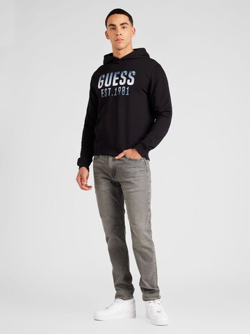 GUESS Sweatshirt 'BEAU' in Schwarz