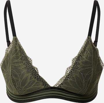 BeckSöndergaard Triangle Bra 'Florinia' in Green: front