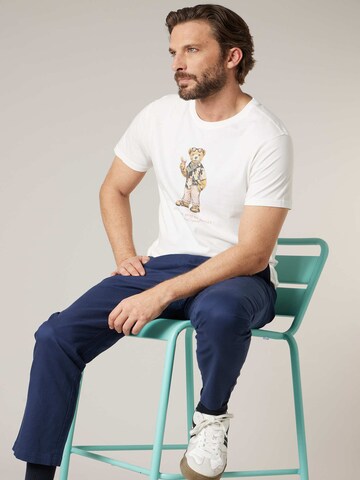 T-Shirt 'SUNBEAR' Deeluxe en blanc