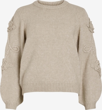 VILA Sweater 'faye' in Beige: front