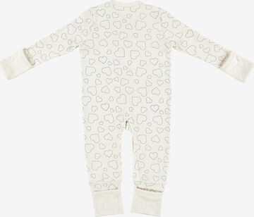 ALVI Pajamas 'Hearts' in White