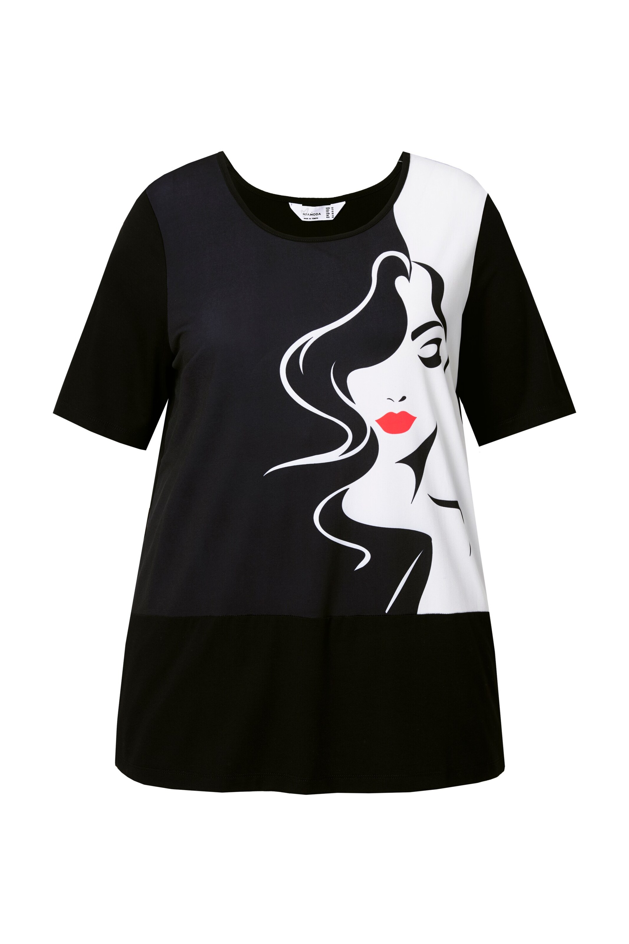 MIAMODA Shirt in Zwart: voorkant