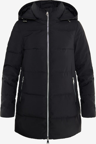 usha BLUE LABEL Winter coat 'Fenia' in Black: front