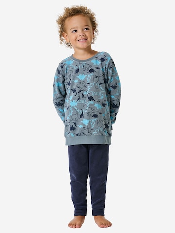 SCHIESSER Pyjama ' Boys World ' in Grün: Vorderseite