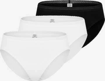 Mey Slip 'Modal Lace' in Silber: Vorderseite