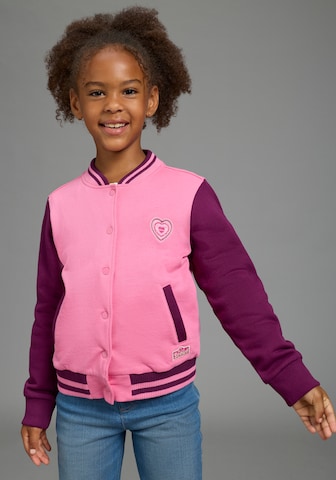 SCOUT Sweatjacke in Pink: Vorderseite