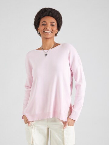 Pull-over UNITED COLORS OF BENETTON en rose : devant