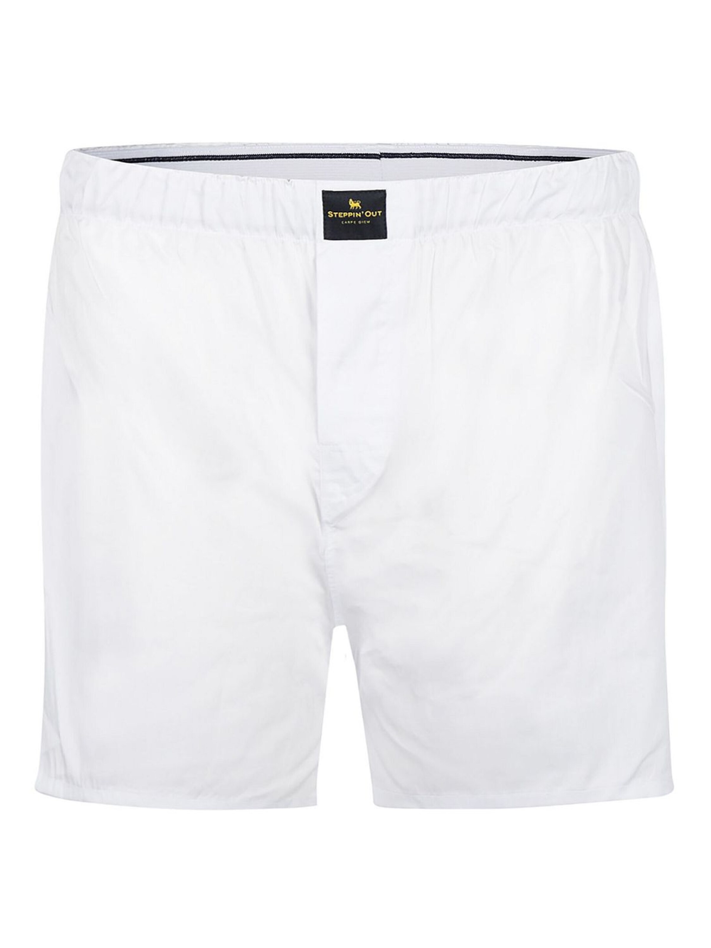 Steppin' out Boxer shorts in White: front
