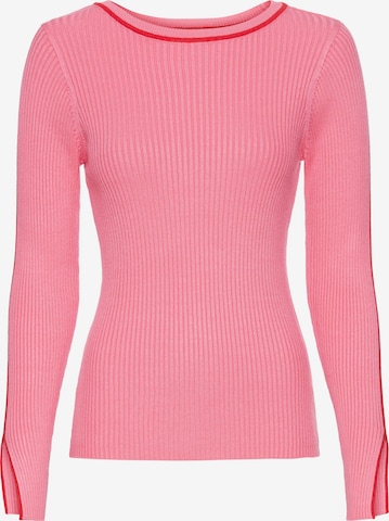 HECHTER PARIS Sweater in Pink: front