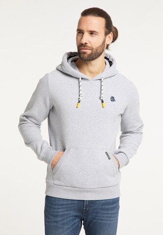 Schmuddelwedda Hoodie in Grau: predná strana