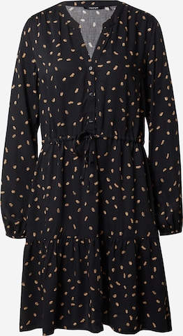 Robe TAIFUN en noir : devant