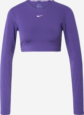 NIKE Functioneel shirt in Lila: voorkant