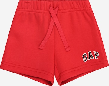 Pantalon GAP en rouge : devant