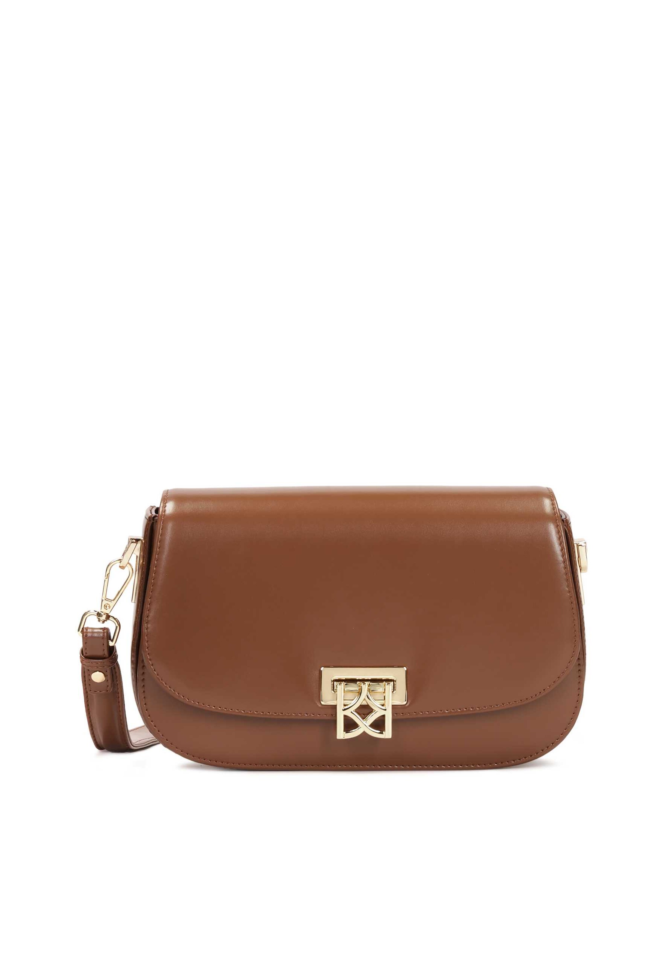 Kazar Schoudertas in de kleur Bruin / Goud, Productweergave