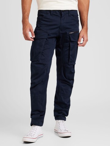 G-STAR Tapered Cargo trousers in Blue: front