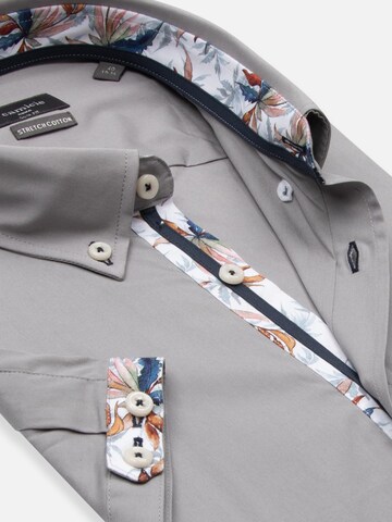 Slim fit Camicia business di 7Camicie in grigio