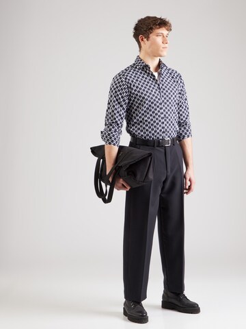 Coupe slim Chemise Karl Lagerfeld en noir