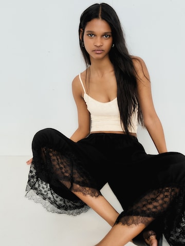 Bershka Top – béžová