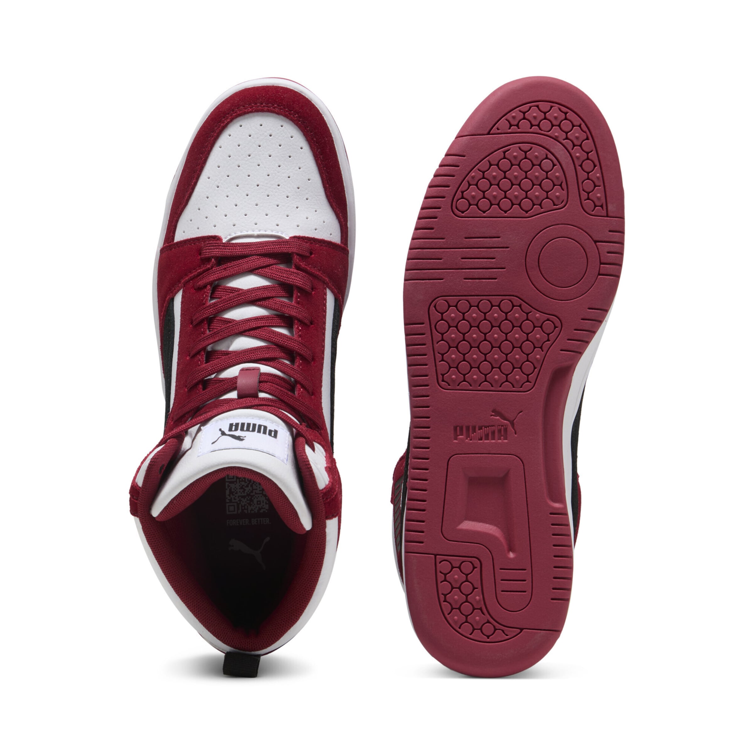 PUMA Sneakers hoog 'Rebound v6' in Rood