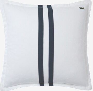 LACOSTE Pillow 'Ruban' in White: front