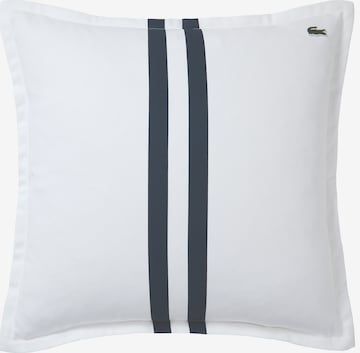 LACOSTE Pillow 'Ruban' in White: front