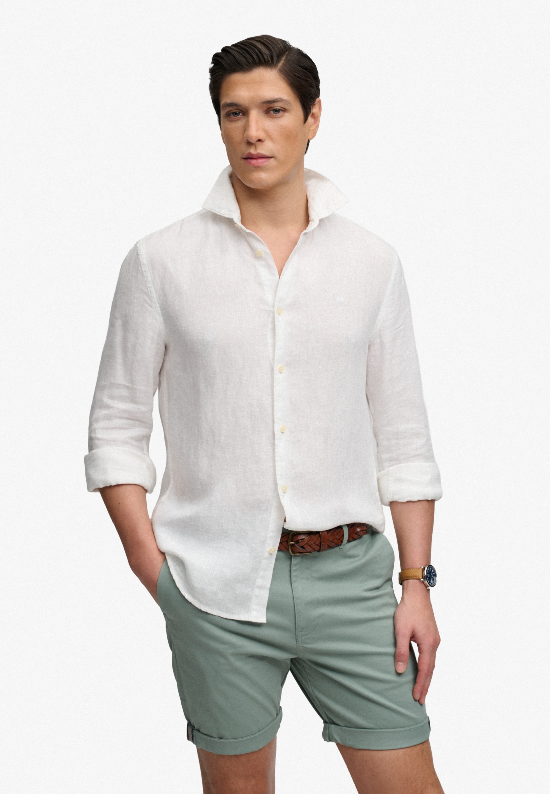 Superdry & Co Slimfit Chino in Groen