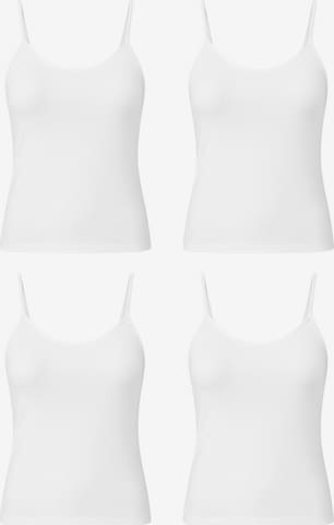 fashionshowcase - Camiseta térmica 'Everyday-Spaghetti-Set' en blanco: frente