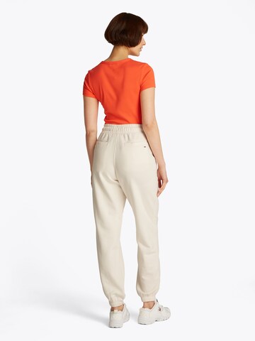 Tapered Pantaloni di Tommy Jeans in bianco