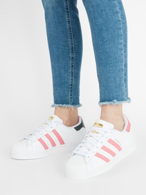 ADIDAS ORIGINALS Sneaker 'Superstar' in gold / hellpink / weiß