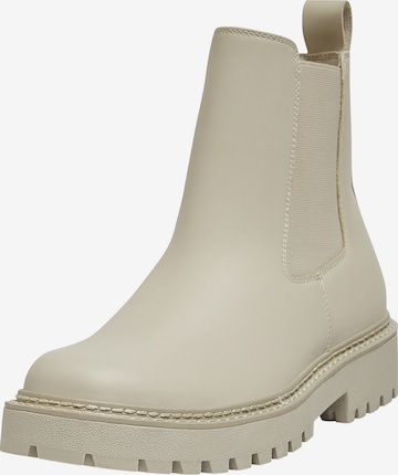 Pull&Bear Chelsea boots in Grey: front