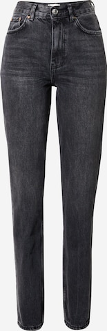 Slimfit Jeans di Gina Tricot in nero: frontale