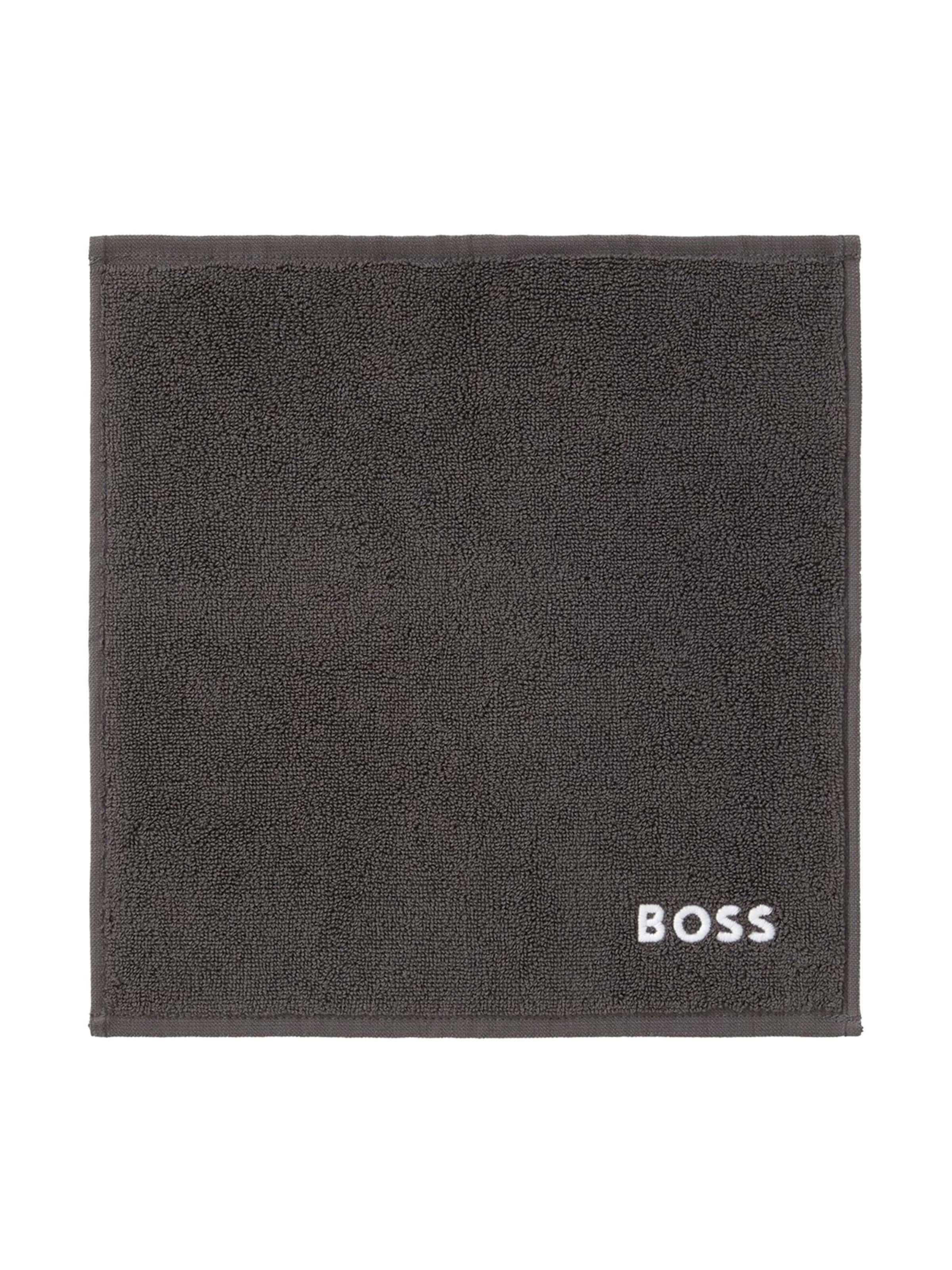BOSS Home Towel 'EDGE' in Grey: front
