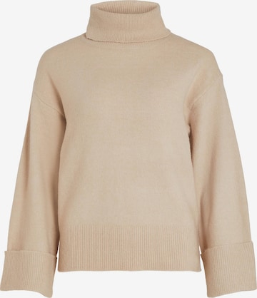 VILA Sweater in Brown: front