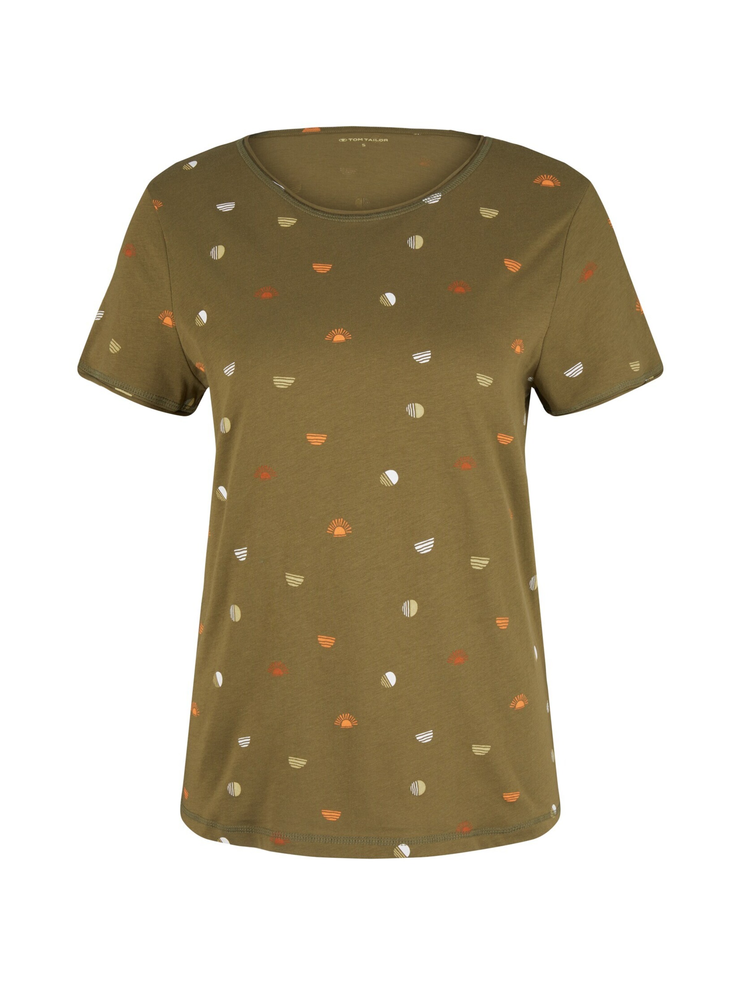 Frauen Shirts & Tops TOM TAILOR T-Shirt in Oliv - JH25935