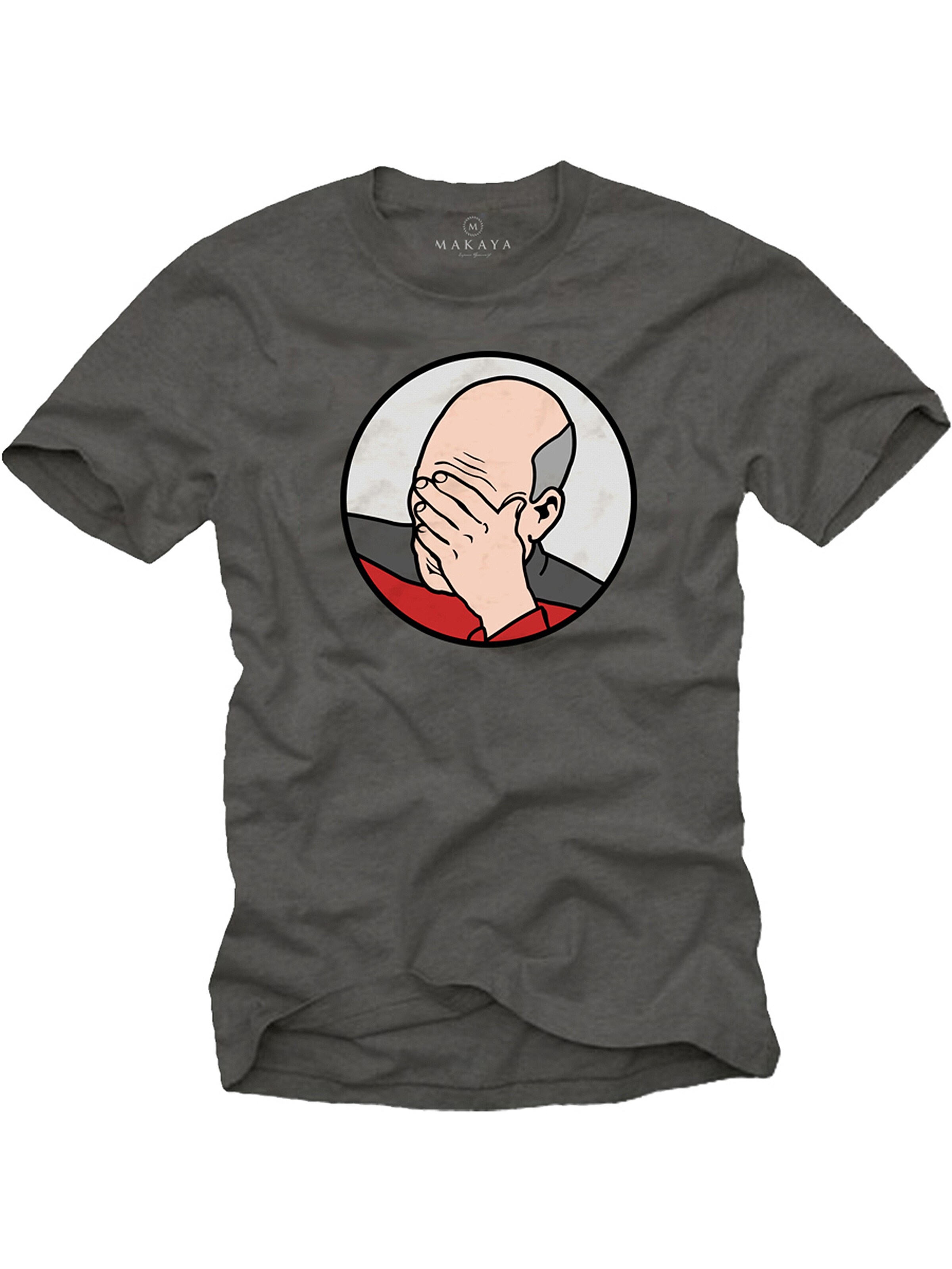 MAKAYA Shirt in Grey: front