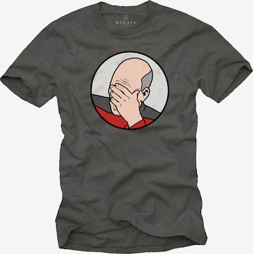 MAKAYA Shirt in Grey: front