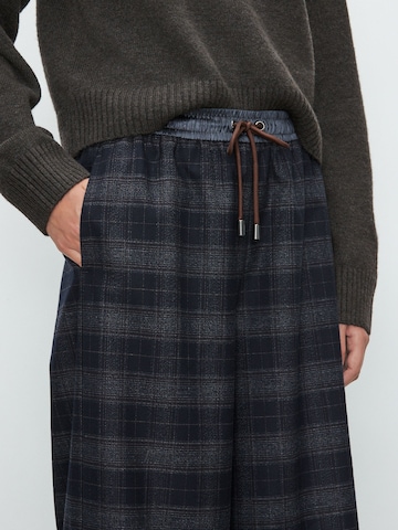 Next Wide Leg Hose in Blau