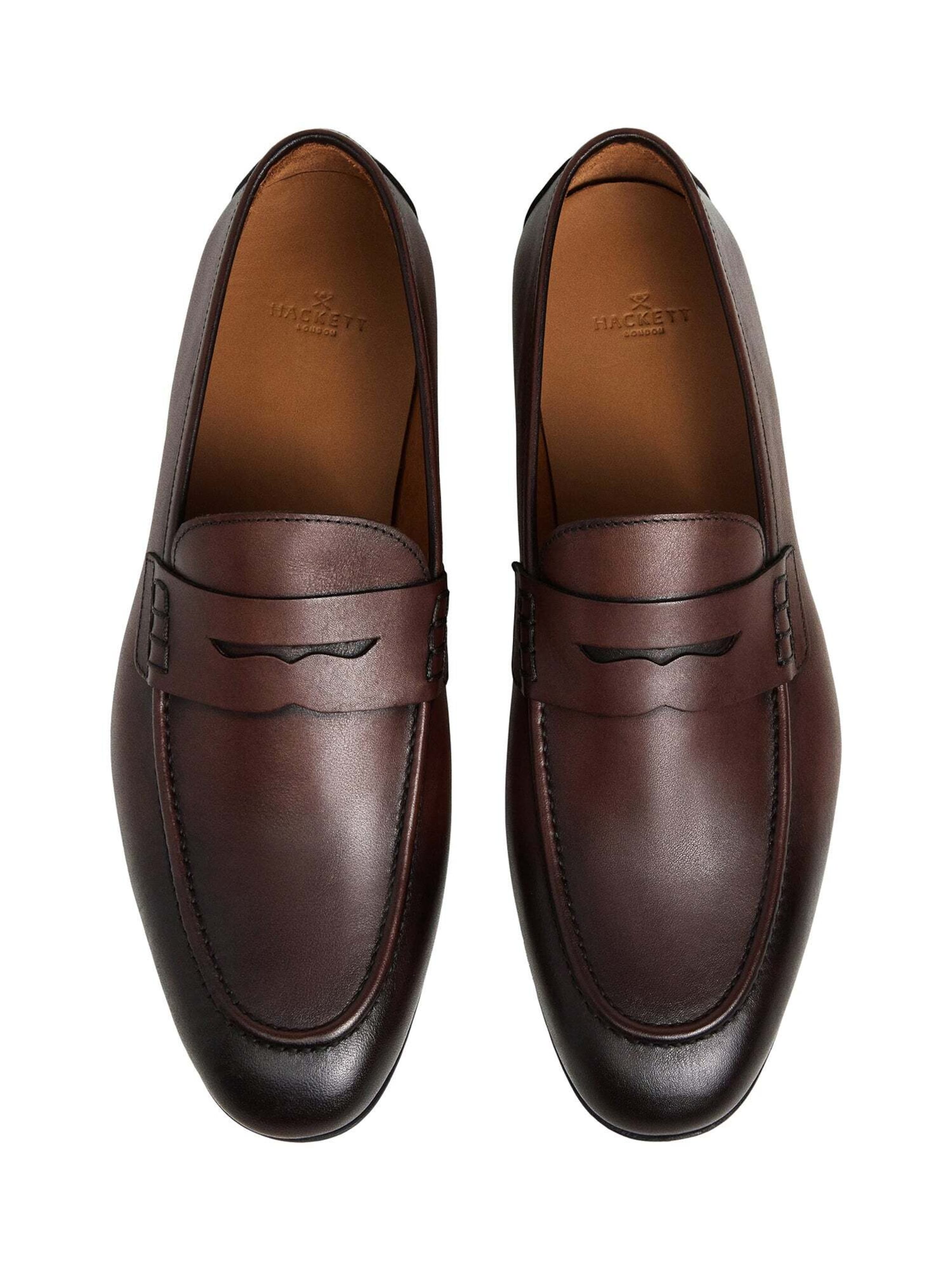 Hackett London Mocassins in Bruin