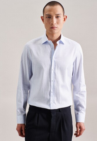 SEIDENSTICKER Slim fit Business Shirt in Blue: front