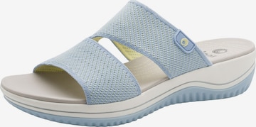 Mule JANA en bleu : devant