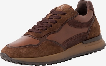 Baskets basses MARCO TOZZI en marron : devant