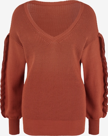 LASCANA Sweater in Red: front